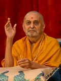  Swamishri in a divine, jovial mood