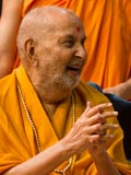  Swamishri in a divine, jovial mood