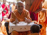  Swamishri in a divine, jovial mood