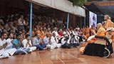  Devotees doing darshan of Swamishri