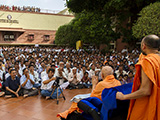  Devotees doing darshan of Swamishri