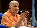  Swamishri in a divine, jovial mood