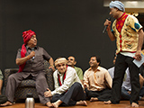  A skit presentation before Swamishri