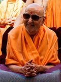  Swamishri in a divine, jovial mood