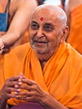  Swamishri in a divine, jovial mood