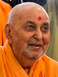  Swamishri in a divine, jovial mood