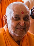  Swamishri in a divine, jovial mood