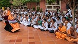  Devotees doing darshan of Swamishri