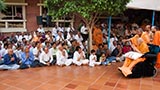  Devotees doing darshan of Swamishri