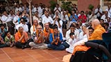  Devotees doing darshan of Swamishri