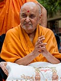  Swamishri in a divine, jovial mood