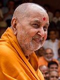  Swamishri in a divine, jovial mood