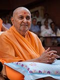  Swamishri in a divine, jovial mood