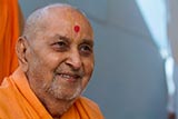  Swamishri in a divine, jovial mood