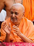  Swamishri blesses devotees