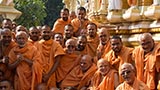  Sadhus in the mandir pradakshina