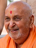  Swamishri in a divine, jovial mood