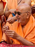  Swamishri in a divine, jovial mood