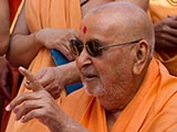  Swamishri in a divine, jovial mood