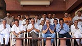  Devotees doing darshan of Swamishri