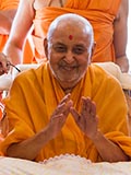  Swamishri in a divine, jovial mood