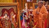  Pujya Ishwarcharan Swami performs pujan of murtis