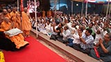  Swamishri blesses devotees from Vavli
