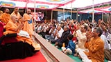  Swamishri blesses devotees from Kanthariya