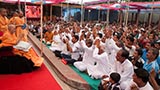  Swamishri blesses devotees from Sigam and Simri