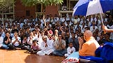 Devotees doing darshan of Swamishri