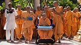  Swamishri in the mandir pradakshina