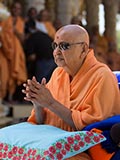  Swamishri engrossed in darshan