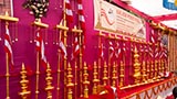  Kalashas and flagstaffs of BAPS Shri Swaminarayan Mandir, Chino Hills