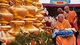  Swamishri performs pujan of kalashas of Chino Hills Mandir