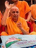  Swamishri blesses devotees