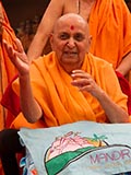  Swamishri blesses devotees