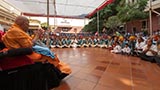  Devotees doing darshan of Swamishri