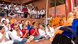  Devotees doing darshan of Swamishri