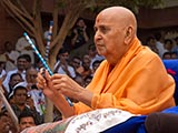  Swamishri in a festive mood