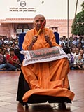 Swamishri in a festive mood