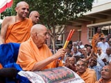  Swamishri in a festive mood