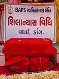  Bricks consecrated to start construction for the new mandir at Vaghai, India