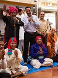  Skit presentation in front of Swamishri