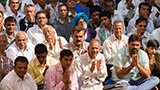  Devotees doing darshan of Swamishri