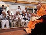  Swamishri blesses ailing devotees
