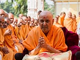  Swamishri engrossed in darshan