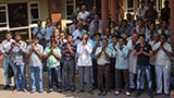  Devotees doing darshan of Swamishri