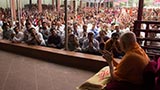  Devotees doing darshan of Swamishri