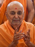  Swamishri in a divine, jovial mood