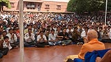  Devotees doing darshan of Swamishri
